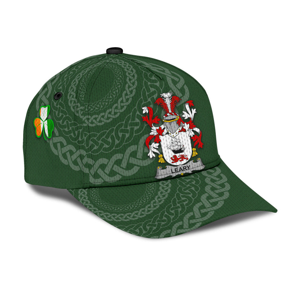 Clan Leary Coat Of Arms - Irish Family Crest St Patrick's Day Classic CapOZ95 Classic Cap - Leary Coat Of Arms St Patrick's Day Classic Cap Irish Cap   