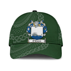 Clan Ocahill Coat Of Arms - Irish Family Crest St Patrick's Day Classic CapFE97 Classic Cap - Ocahill Coat Of Arms St Patrick's Day Classic Cap Irish Cap   