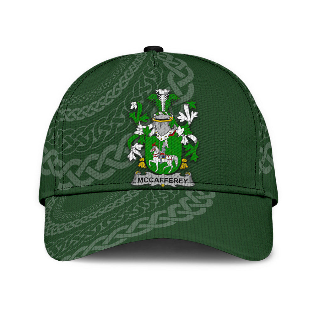 Clan Mccafferey Coat Of Arms - Irish Family Crest St Patrick's Day Classic CapYC69 Classic Cap - Mccafferey Coat Of Arms St Patrick's Day Classic Cap Irish Cap   