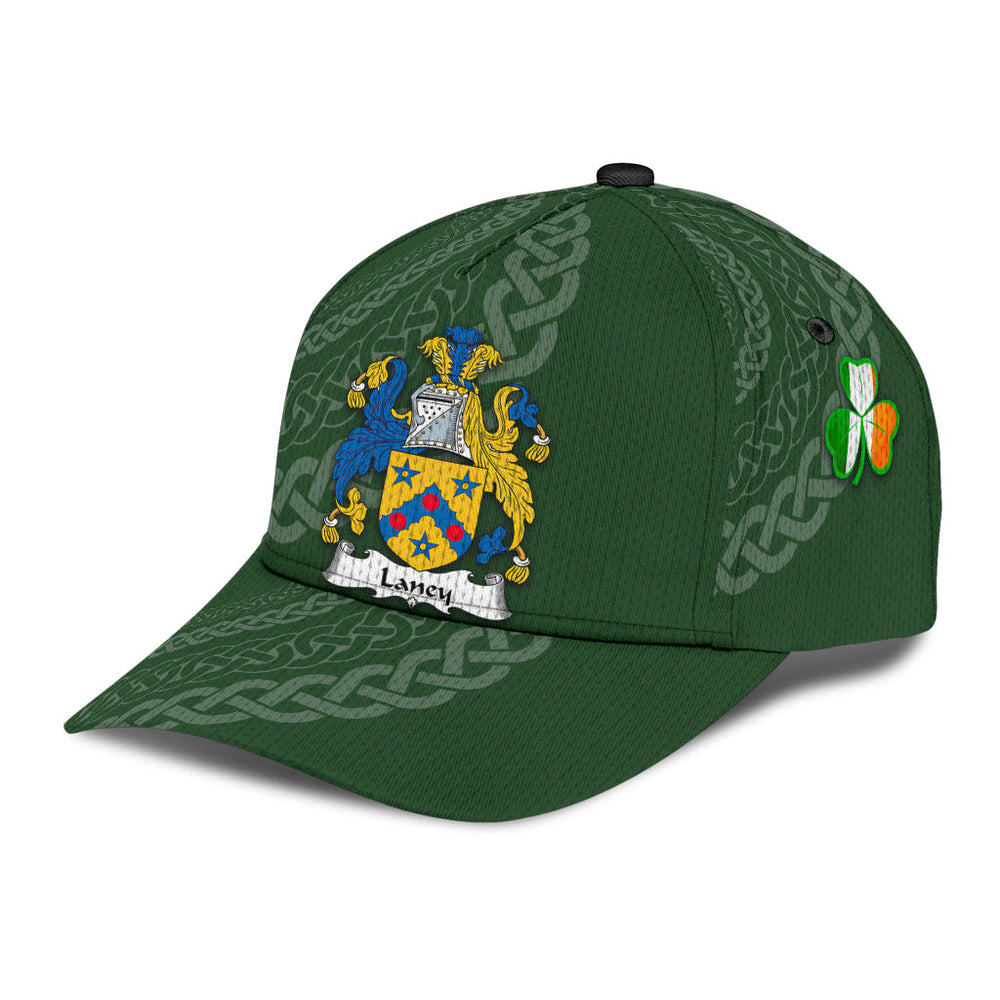 Clan Laney Coat Of Arms - Irish Family Crest St Patrick's Day Classic CapED93 Classic Cap - Laney Coat Of Arms St Patrick's Day Classic Cap Irish Cap   
