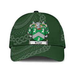 Clan Lloyd Coat Of Arms - Irish Family Crest St Patrick's Day Classic CapKR17 Classic Cap - Lloyd Coat Of Arms St Patrick's Day Classic Cap Irish Cap   