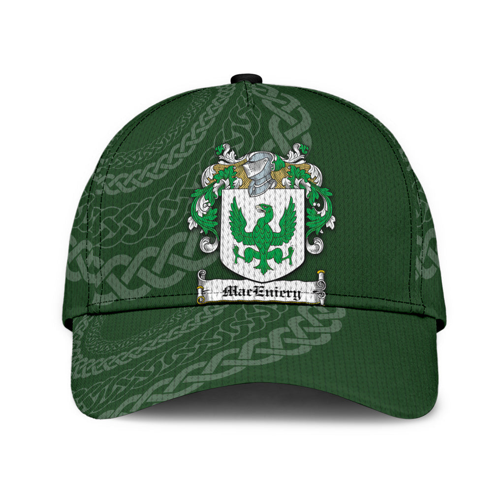 Clan Maceniery Coat Of Arms - Irish Family Crest St Patrick's Day Classic CapPO87 Classic Cap - Maceniery Coat Of Arms St Patrick's Day Classic Cap Irish Cap   