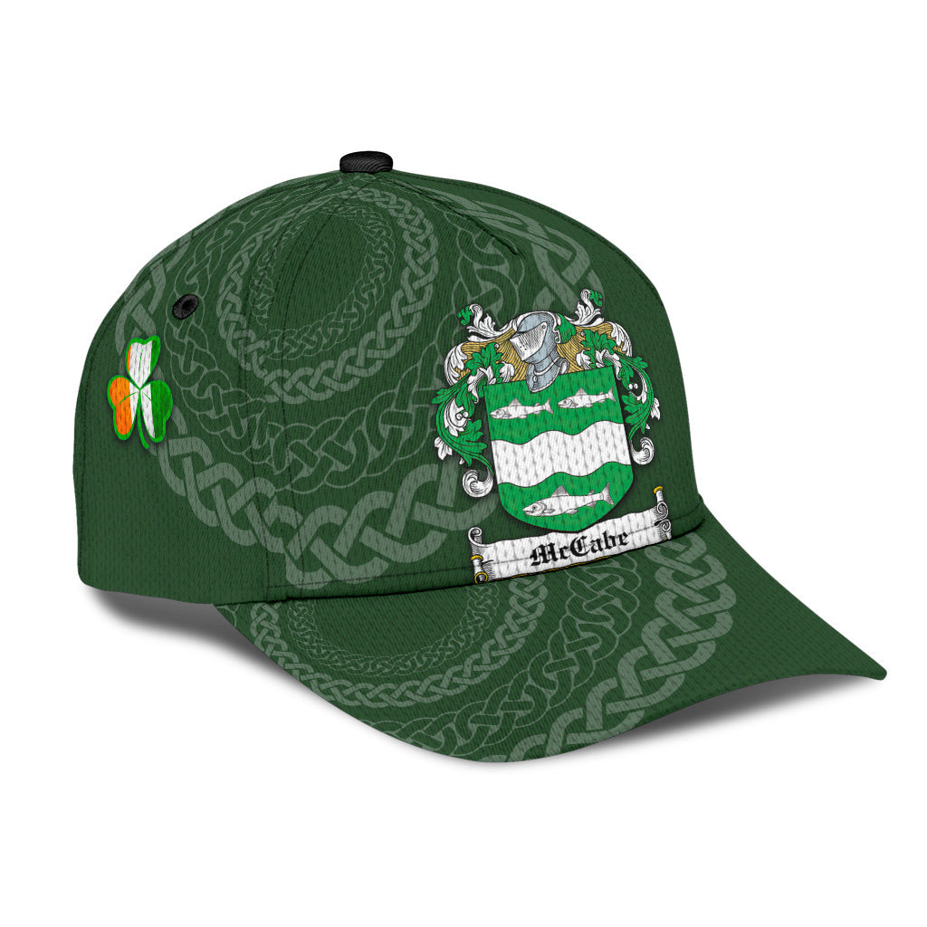 Clan Mccabe Coat Of Arms - Irish Family Crest St Patrick's Day Classic CapHB61 Classic Cap - Mccabe Coat Of Arms St Patrick's Day Classic Cap Irish Cap   