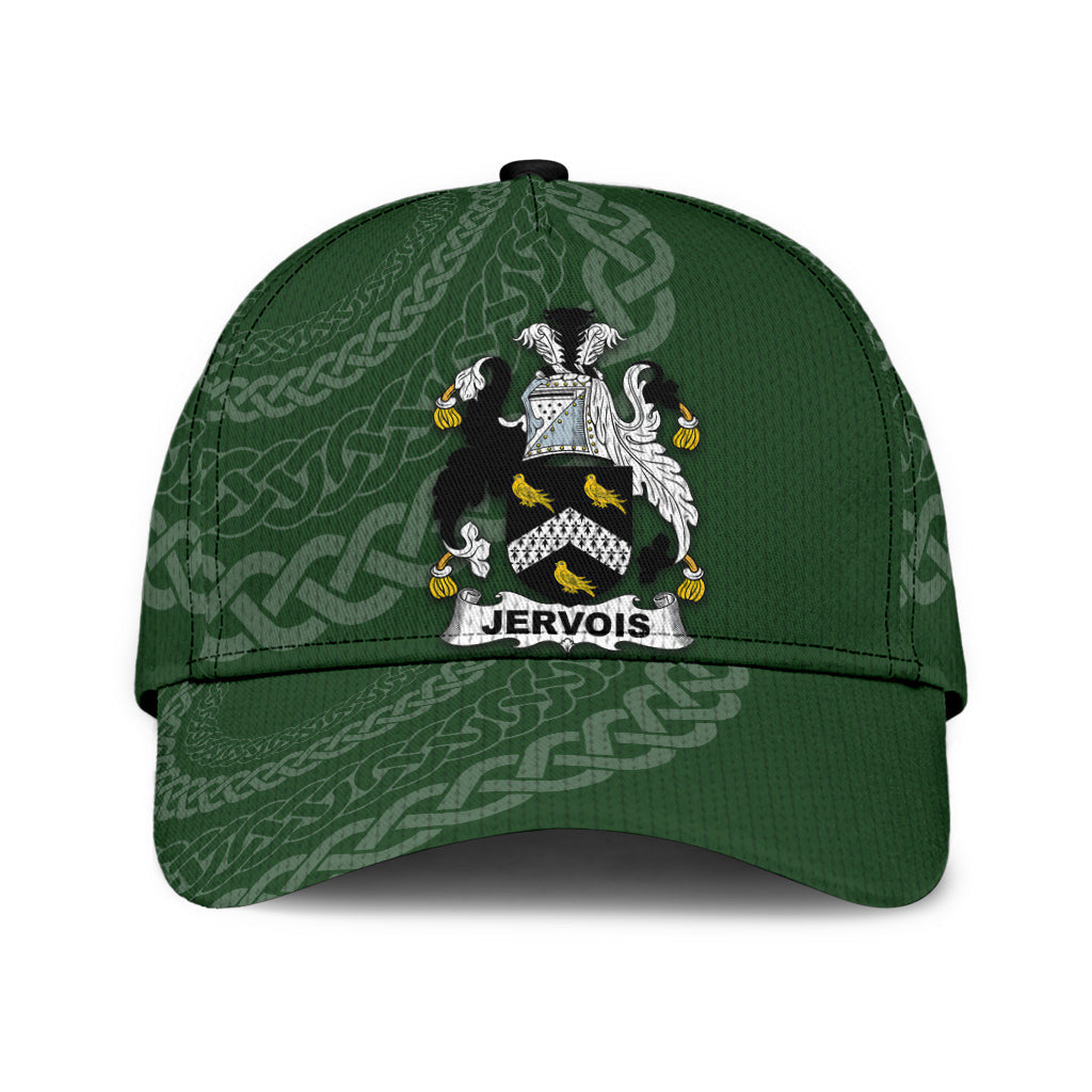 Clan Jervois Coat Of Arms II Irisharms - Irish Family Crest St Patrick's Day Classic CapGY15 Classic Cap - Jervois Coat Of Arms II Irisharms St Patrick's Day Classic Cap Irish Cap   