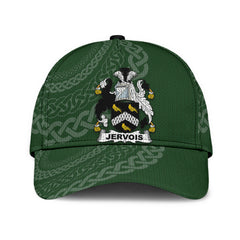 Clan Jervois Coat Of Arms II Irisharms - Irish Family Crest St Patrick's Day Classic CapGY15 Classic Cap - Jervois Coat Of Arms II Irisharms St Patrick's Day Classic Cap Irish Cap   