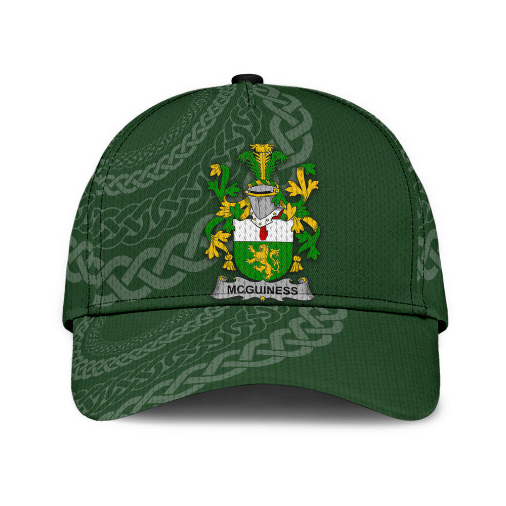 Clan Mcguiness Coat Of Arms - Irish Family Crest St Patrick's Day Classic CapNE62 Classic Cap - Mcguiness Coat Of Arms St Patrick's Day Classic Cap Irish Cap   