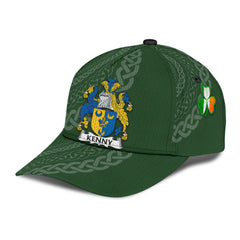 Clan Kenny Coat Of Arms - Irish Family Crest St Patrick's Day Classic CapQW96 Classic Cap - Kenny Coat Of Arms St Patrick's Day Classic Cap Irish Cap   