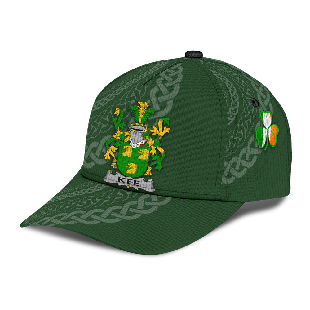 Clan Kee Coat Of Arms - Irish Family Crest St Patrick's Day Classic CapOF16 Classic Cap - Kee Coat Of Arms St Patrick's Day Classic Cap Irish Cap   