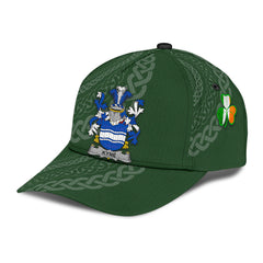 Clan Kyne Coat Of Arms - Irish Family Crest St Patrick's Day Classic CapWP44 Classic Cap - Kyne Coat Of Arms St Patrick's Day Classic Cap Irish Cap   