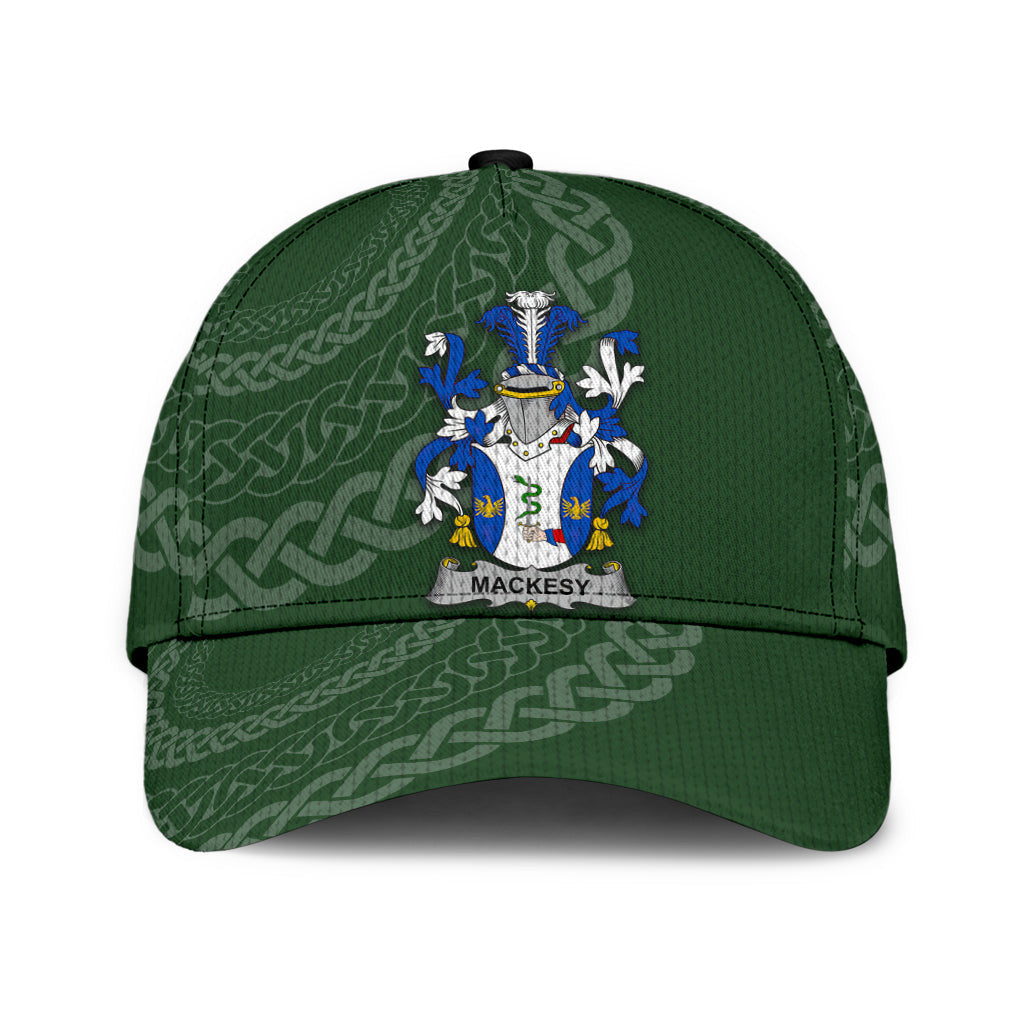 Clan Mackesy Coat Of Arms - Irish Family Crest St Patrick's Day Classic CapAH60 Classic Cap - Mackesy Coat Of Arms St Patrick's Day Classic Cap Irish Cap   