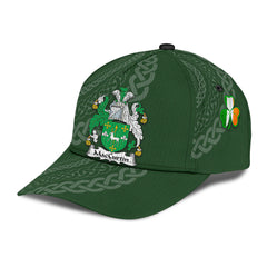 Clan Maccurtin Coat Of Arms - Irish Family Crest St Patrick's Day Classic CapWT92 Classic Cap - Maccurtin Coat Of Arms St Patrick's Day Classic Cap Irish Cap   