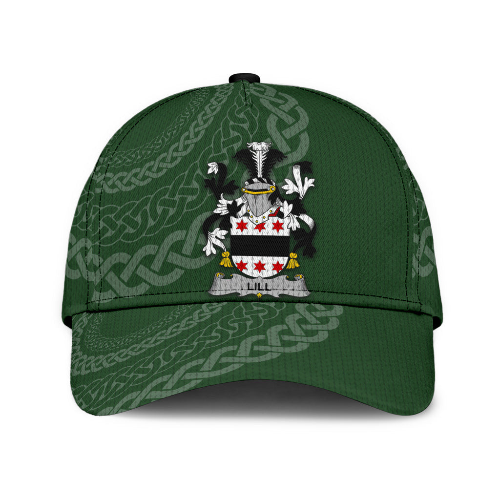Clan Lill Coat Of Arms - Irish Family Crest St Patrick's Day Classic CapDX62 Classic Cap - Lill Coat Of Arms St Patrick's Day Classic Cap Irish Cap   