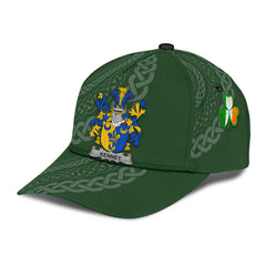 Clan Kenney Coat Of Arms - Irish Family Crest St Patrick's Day Classic CapOT18 Classic Cap - Kenney Coat Of Arms St Patrick's Day Classic Cap Irish Cap   
