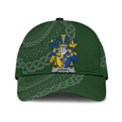 Clan Kenney Coat Of Arms - Irish Family Crest St Patrick's Day Classic CapOT18 Classic Cap - Kenney Coat Of Arms St Patrick's Day Classic Cap Irish Cap   