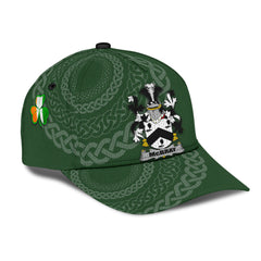 Clan Mcbray Coat Of Arms - Irish Family Crest St Patrick's Day Classic CapCL72 Classic Cap - Mcbray Coat Of Arms St Patrick's Day Classic Cap Irish Cap   