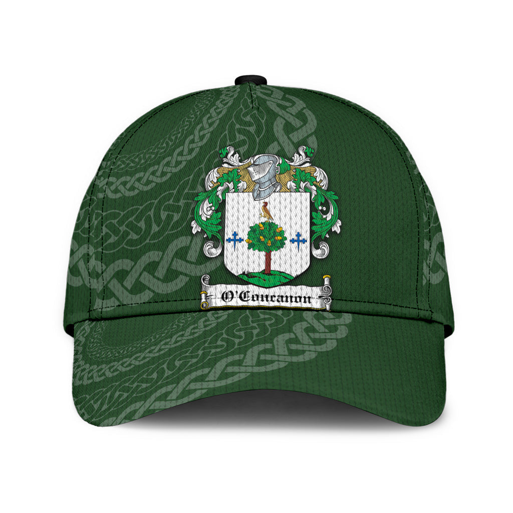 Clan Oconcanon Coat Of Arms - Irish Family Crest St Patrick's Day Classic CapCU12 Classic Cap - Oconcanon Coat Of Arms St Patrick's Day Classic Cap Irish Cap   