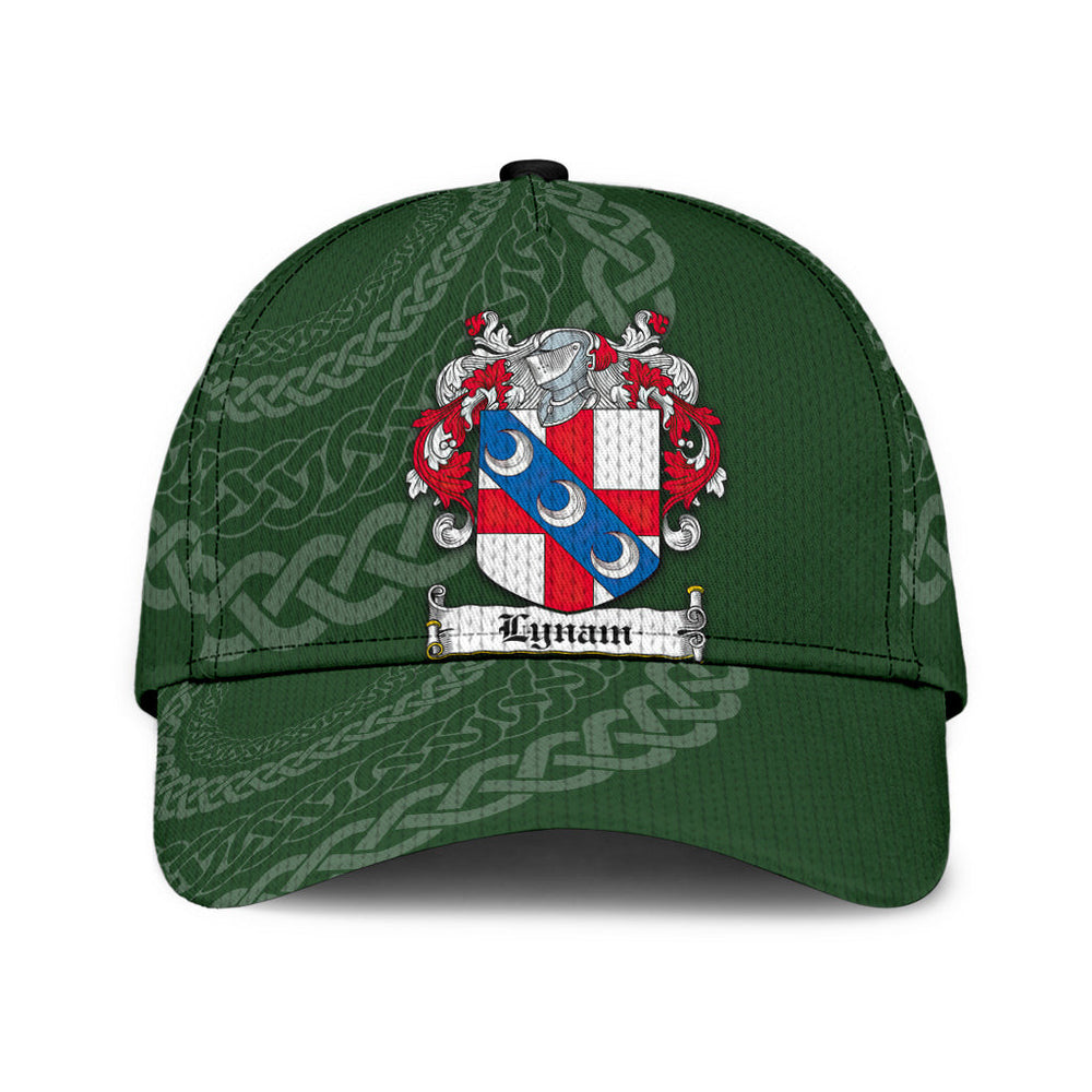 Clan Lynam Coat Of Arms - Irish Family Crest St Patrick's Day Classic CapVV63 Classic Cap - Lynam Coat Of Arms St Patrick's Day Classic Cap Irish Cap   