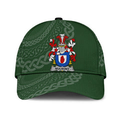 Clan Mulrony Coat Of Arms - Irish Family Crest St Patrick's Day Classic CapVJ90 Classic Cap - Mulrony Coat Of Arms St Patrick's Day Classic Cap Irish Cap   
