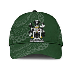 Clan Mcgartland Coat Of Arms - Irish Family Crest St Patrick's Day Classic CapIC66 Classic Cap - Mcgartland Coat Of Arms St Patrick's Day Classic Cap Irish Cap   