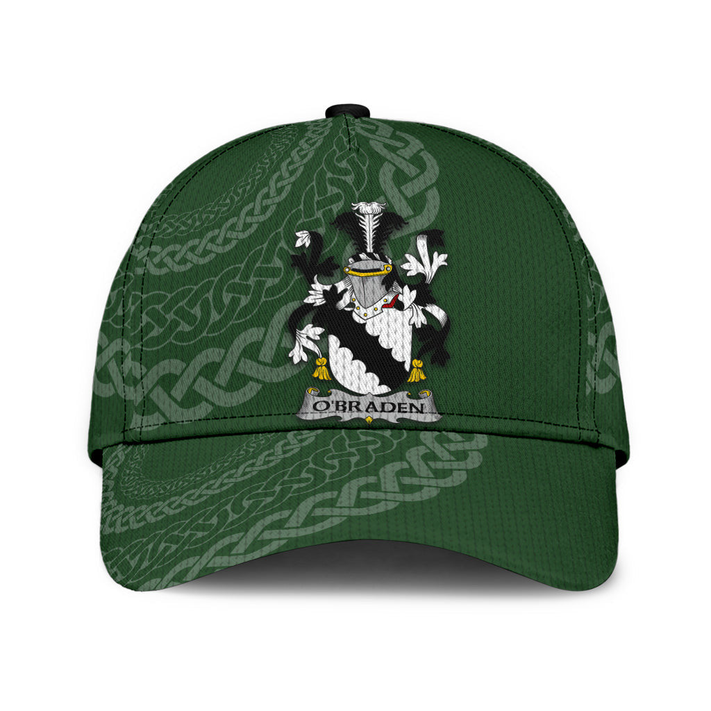 Clan Obraden Coat Of Arms - Irish Family Crest St Patrick's Day Classic CapZL93 Classic Cap - Obraden Coat Of Arms St Patrick's Day Classic Cap Irish Cap   