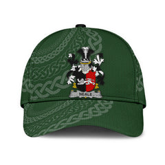 Clan Neale Coat Of Arms - Irish Family Crest St Patrick's Day Classic CapEH41 Classic Cap - Neale Coat Of Arms St Patrick's Day Classic Cap Irish Cap   