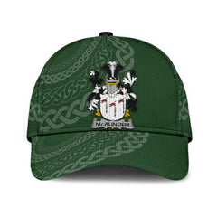Clan Mcalindem Coat Of Arms - Irish Family Crest St Patrick's Day Classic CapQF10 Classic Cap - Mcalindem Coat Of Arms St Patrick's Day Classic Cap Irish Cap   