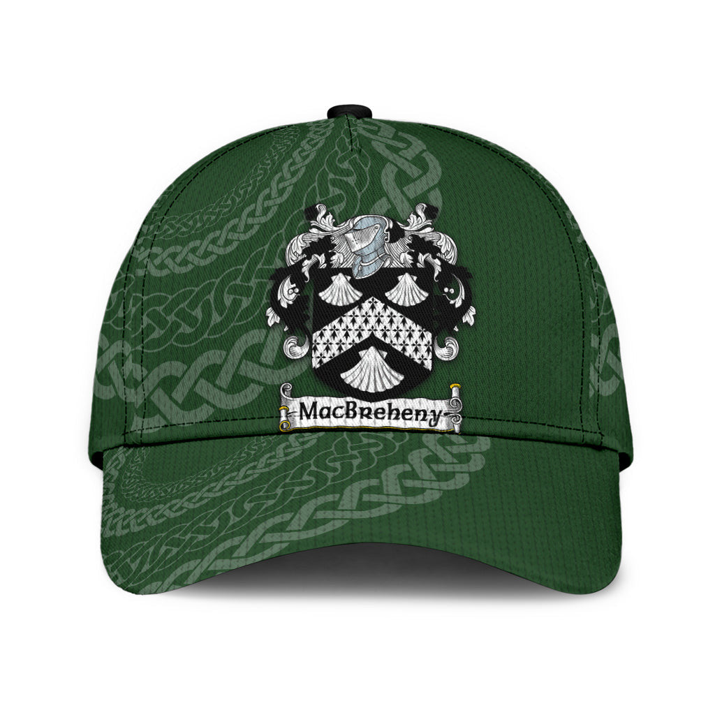 Clan Macbreheny Coat Of Arms - Irish Family Crest St Patrick's Day Classic CapQQ48 Classic Cap - Macbreheny Coat Of Arms St Patrick's Day Classic Cap Irish Cap   