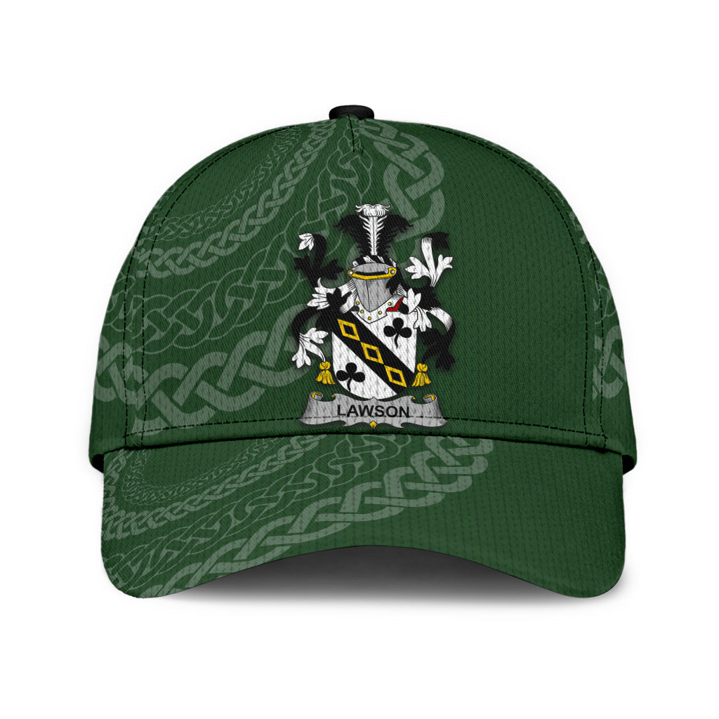 Clan Lawson Coat Of Arms - Irish Family Crest St Patrick's Day Classic CapYY53 Classic Cap - Lawson Coat Of Arms St Patrick's Day Classic Cap Irish Cap   