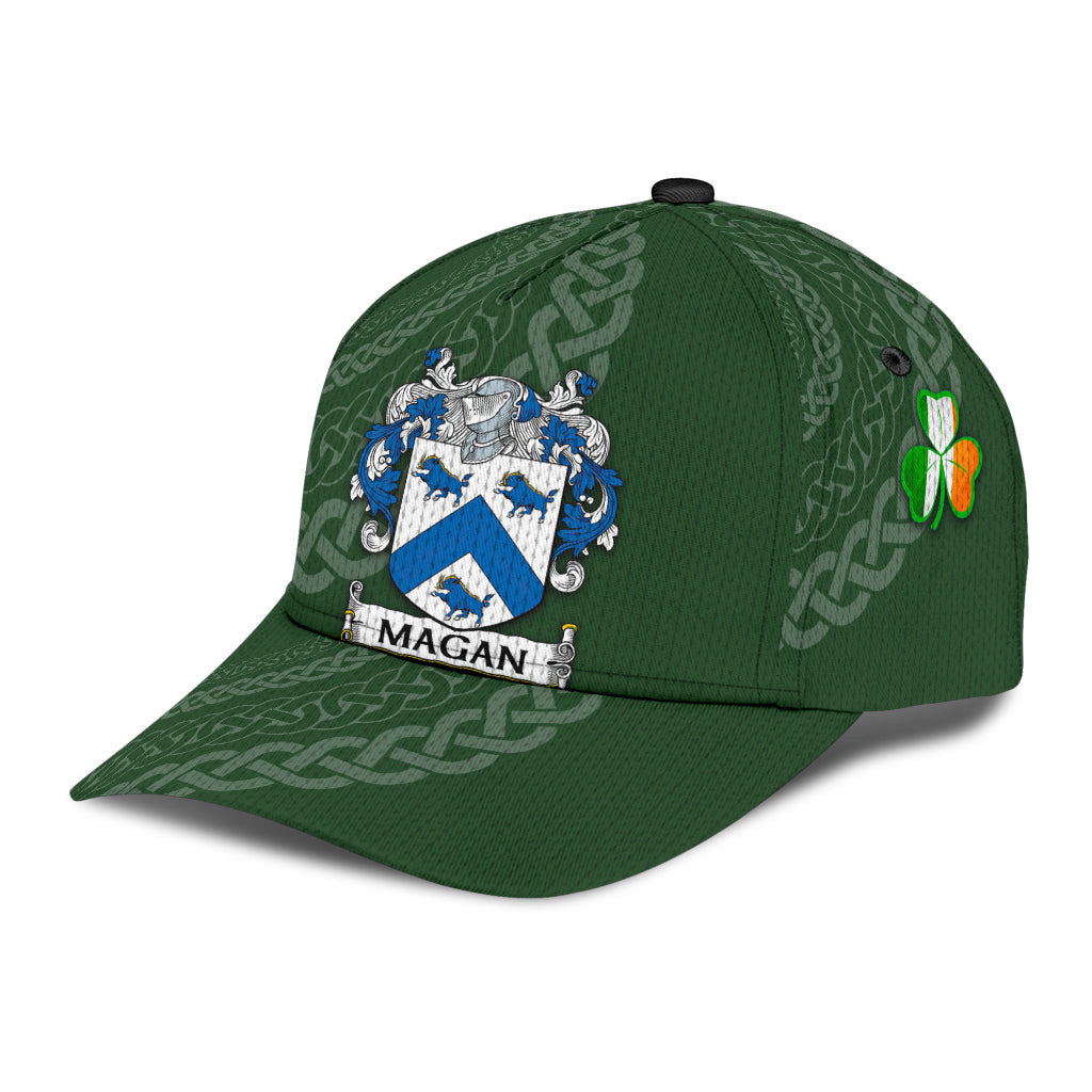Clan Magan Coat Of Arms - Irish Family Crest St Patrick's Day Classic CapJR48 Classic Cap - Magan Coat Of Arms St Patrick's Day Classic Cap Irish Cap   