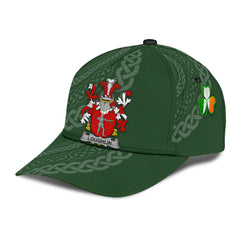 Clan Loughlin Coat Of Arms - Irish Family Crest St Patrick's Day Classic CapQC54 Classic Cap - Loughlin Coat Of Arms St Patrick's Day Classic Cap Irish Cap   