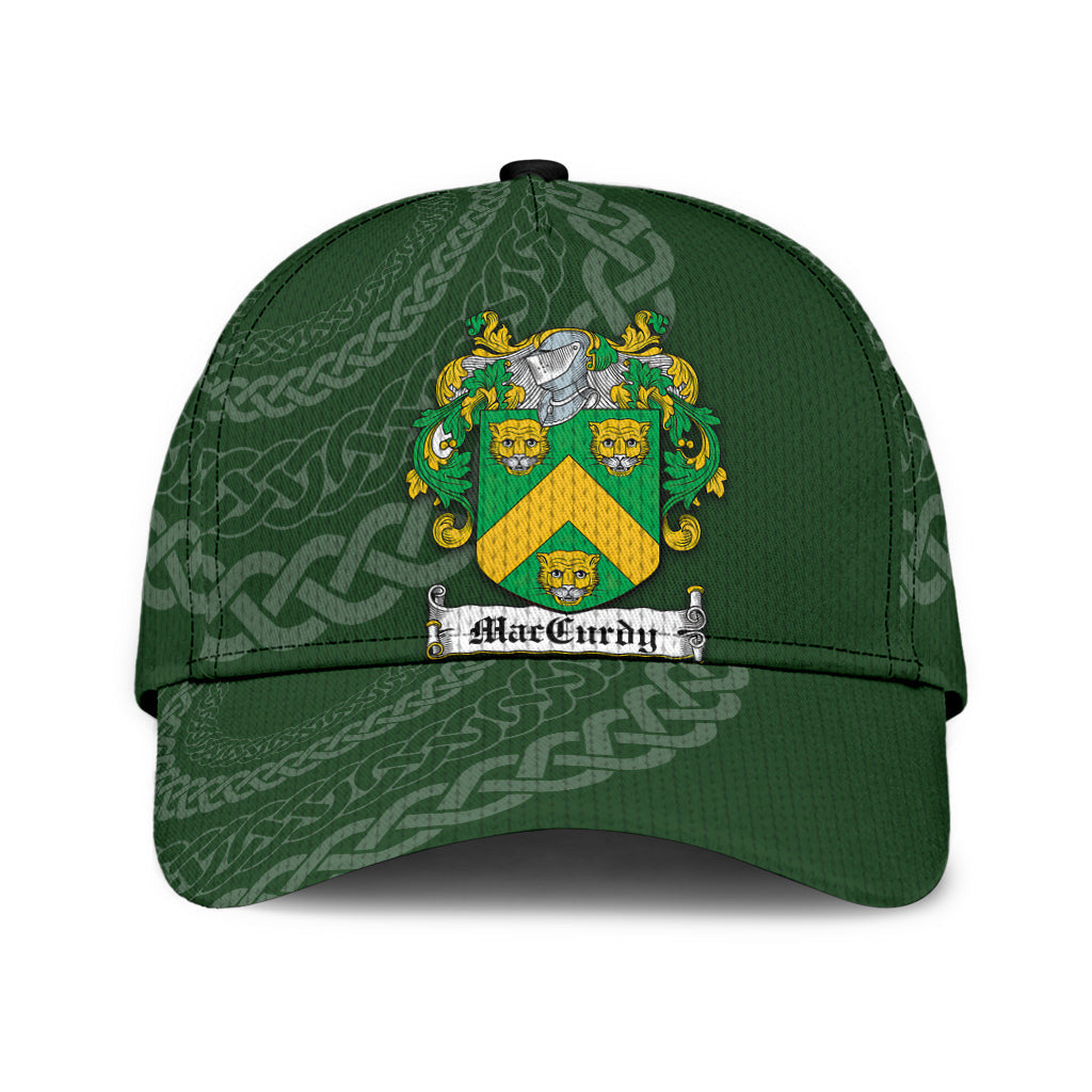 Clan Maccurdy Coat Of Arms - Irish Family Crest St Patrick's Day Classic CapYQ52 Classic Cap - Maccurdy Coat Of Arms St Patrick's Day Classic Cap Irish Cap   