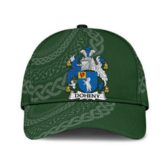 Clan Doheny Coat Of Arms - Irish Family Crest St Patrick's Day Classic CapZF79 Classic Cap - Doheny Coat Of Arms St Patrick's Day Classic Cap Irish Cap   