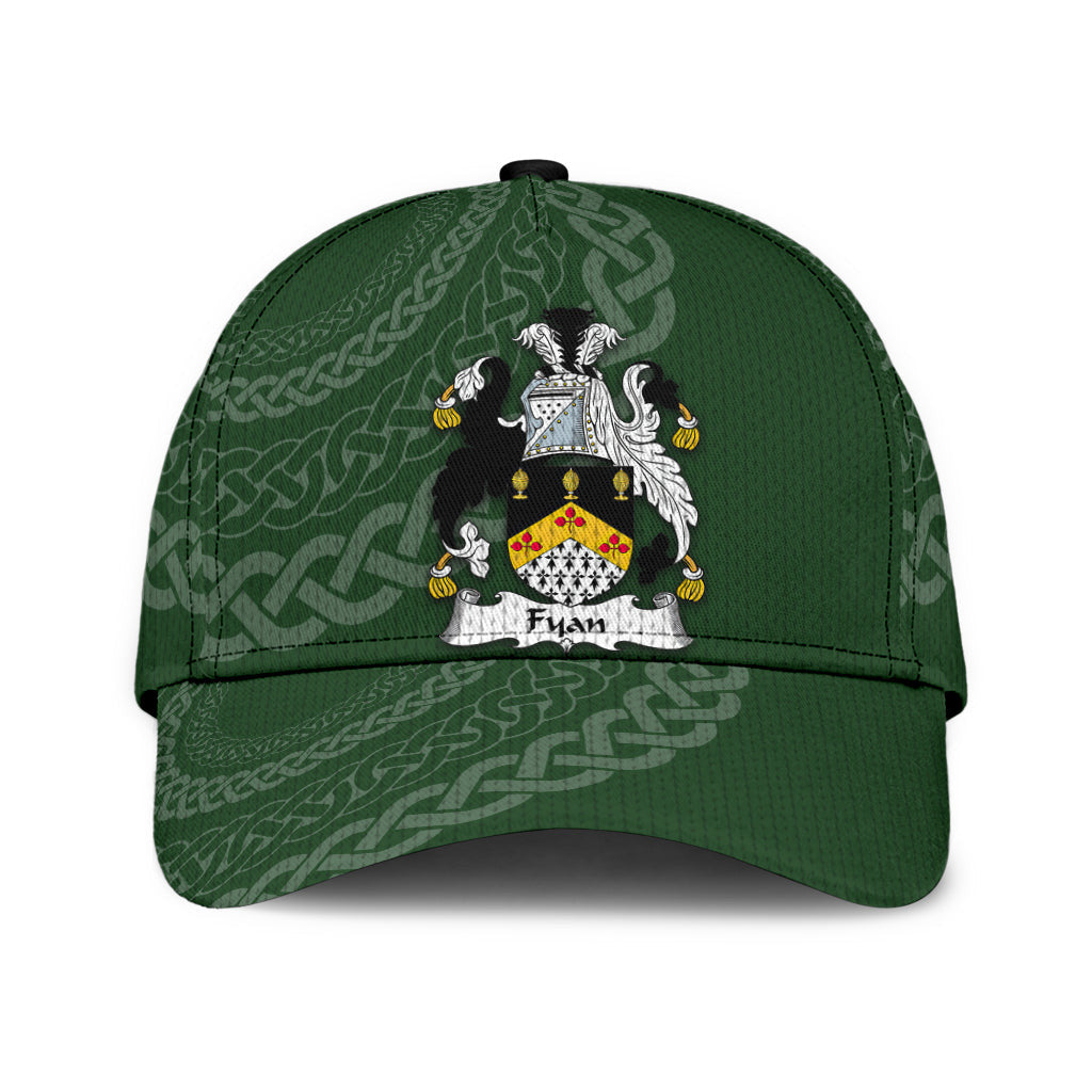 Clan Fyan Coat Of Arms - Irish Family Crest St Patrick's Day Classic CapRC56 Classic Cap - Fyan Coat Of Arms St Patrick's Day Classic Cap Irish Cap   
