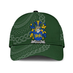 Clan Currie Coat Of Arms - Irish Family Crest St Patrick's Day Classic CapGG68 Classic Cap - Currie Coat Of Arms St Patrick's Day Classic Cap Irish Cap   