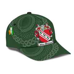Clan Fitzwilliam Coat Of Arms - Irish Family Crest St Patrick's Day Classic CapSW92 Classic Cap - Fitzwilliam Coat Of Arms St Patrick's Day Classic Cap Irish Cap   