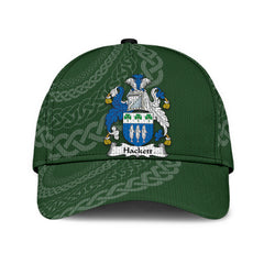 Clan Hackett Coat Of Arms Irisharms - Irish Family Crest St Patrick's Day Classic CapJQ96 Classic Cap - Hackett Coat Of Arms Irisharms St Patrick's Day Classic Cap Irish Cap   