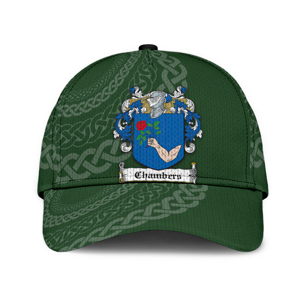 Clan Chambers Coat Of Arms - Irish Family Crest St Patrick's Day Classic CapHI37 Classic Cap - Chambers Coat Of Arms St Patrick's Day Classic Cap Irish Cap   
