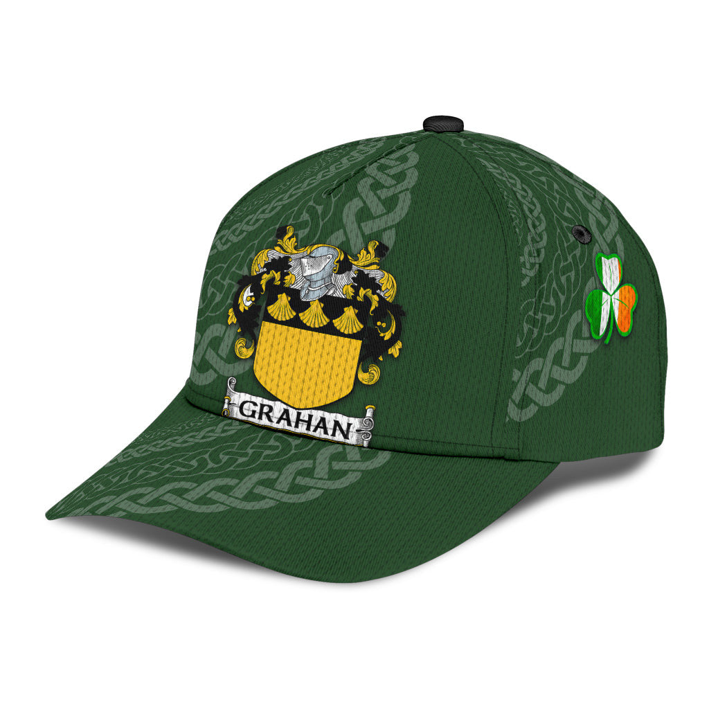 Clan Grahan Coat Of Arms - Irish Family Crest St Patrick's Day Classic CapPS85 Classic Cap - Grahan Coat Of Arms St Patrick's Day Classic Cap Irish Cap   