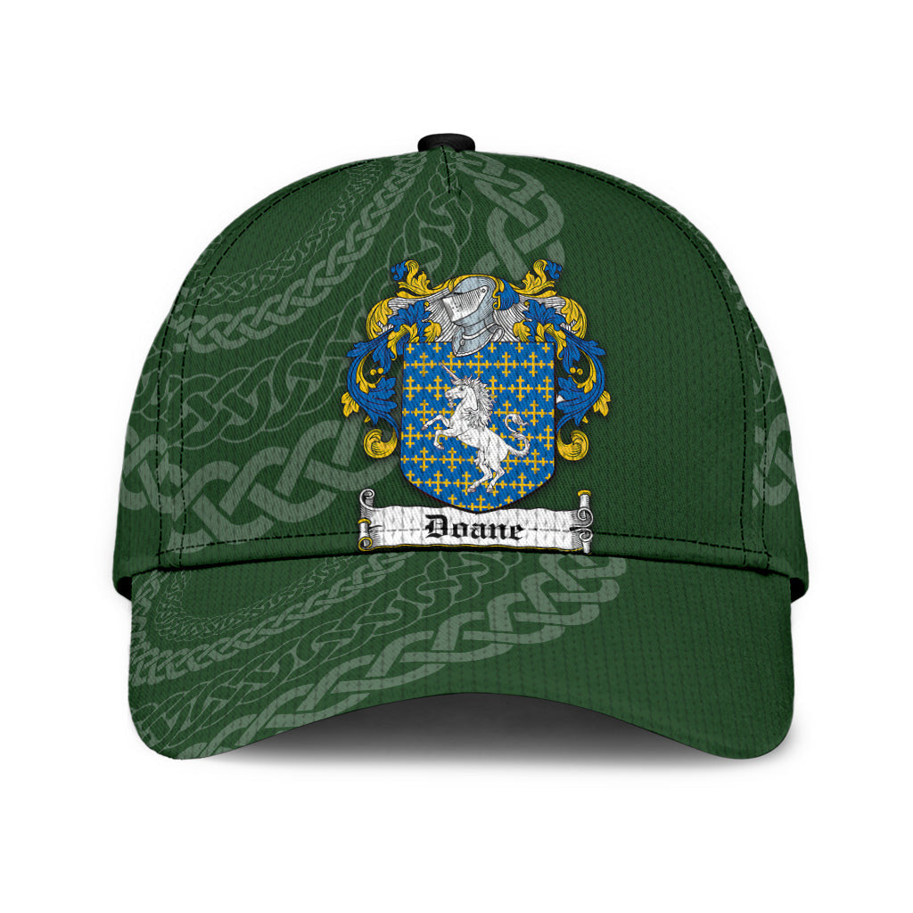 Clan Doane Coat Of Arms - Irish Family Crest St Patrick's Day Classic CapOC72 Classic Cap - Doane Coat Of Arms St Patrick's Day Classic Cap Irish Cap   