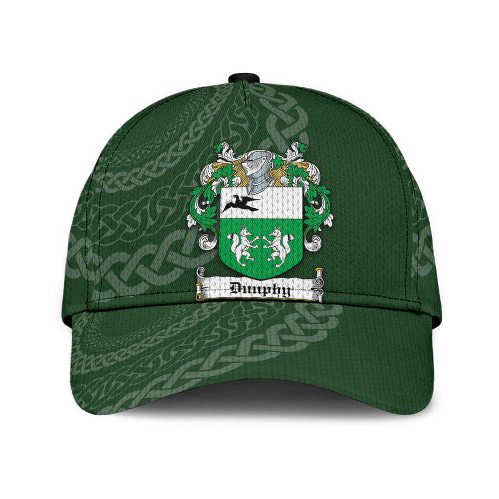 Clan Dunphy Coat Of Arms - Irish Family Crest St Patrick's Day Classic CapKW65 Classic Cap - Dunphy Coat Of Arms St Patrick's Day Classic Cap Irish Cap   