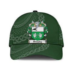 Clan Dunphy Coat Of Arms - Irish Family Crest St Patrick's Day Classic CapKW65 Classic Cap - Dunphy Coat Of Arms St Patrick's Day Classic Cap Irish Cap   