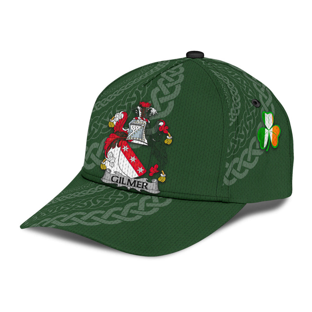 Clan Gilmer Coat Of Arms - Irish Family Crest St Patrick's Day Classic CapUZ43 Classic Cap - Gilmer Coat Of Arms St Patrick's Day Classic Cap Irish Cap   