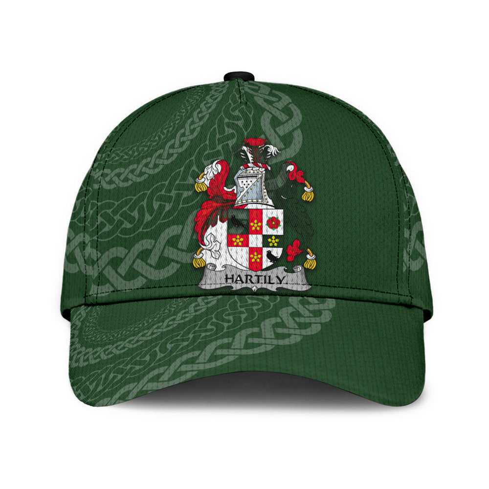 Clan Hartily Coat Of Arms - Irish Family Crest St Patrick's Day Classic CapTK13 Classic Cap - Hartily Coat Of Arms St Patrick's Day Classic Cap Irish Cap   
