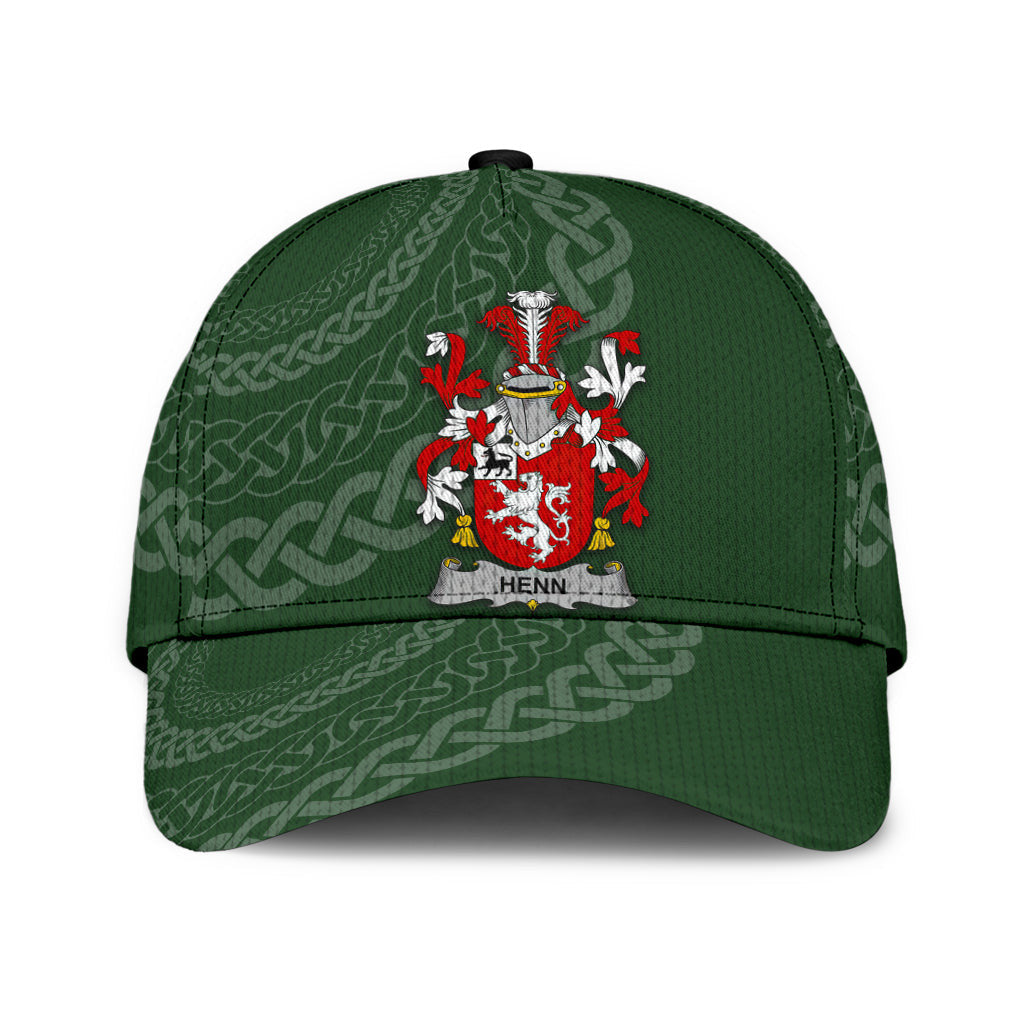 Clan Henn Coat Of Arms - Irish Family Crest St Patrick's Day Classic CapWH28 Classic Cap - Henn Coat Of Arms St Patrick's Day Classic Cap Irish Cap   