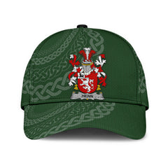 Clan Henn Coat Of Arms - Irish Family Crest St Patrick's Day Classic CapWH28 Classic Cap - Henn Coat Of Arms St Patrick's Day Classic Cap Irish Cap   