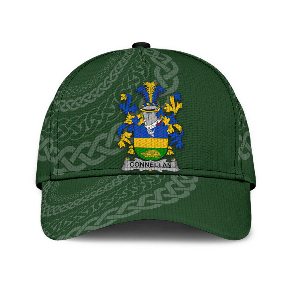 Clan Connellan Coat Of Arms - Irish Family Crest St Patrick's Day Classic CapPR79 Classic Cap - Connellan Coat Of Arms St Patrick's Day Classic Cap Irish Cap   