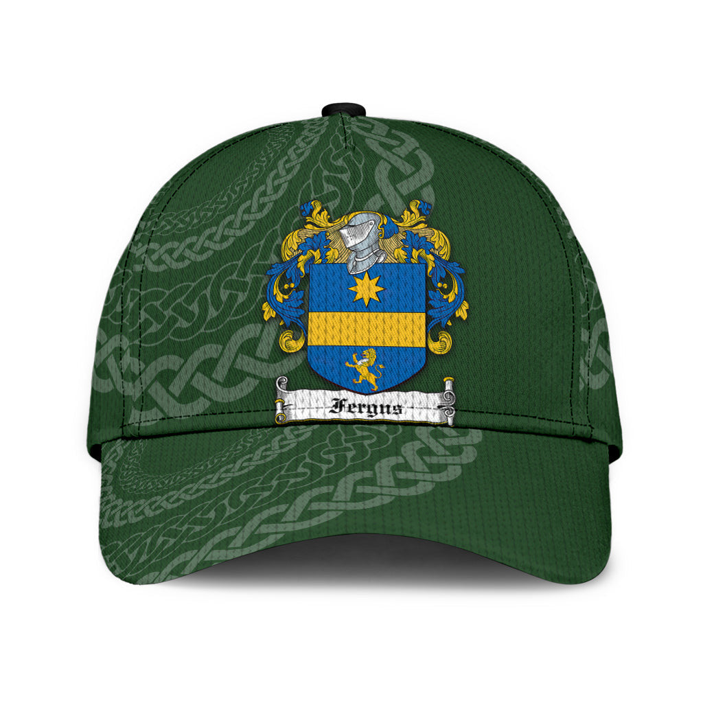 Clan Fergus Coat Of Arms - Irish Family Crest St Patrick's Day Classic CapCL19 Classic Cap - Fergus Coat Of Arms St Patrick's Day Classic Cap Irish Cap   