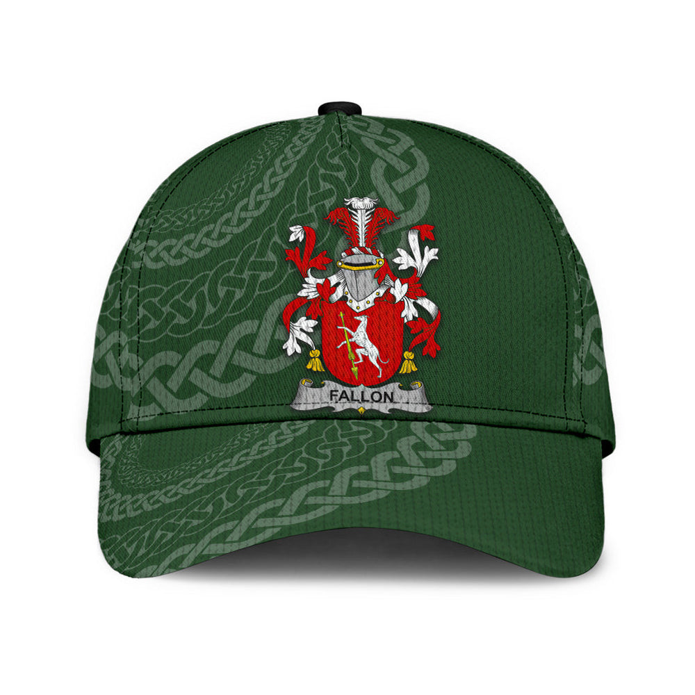 Clan Fallon Coat Of Arms - Irish Family Crest St Patrick's Day Classic CapPA46 Classic Cap - Fallon Coat Of Arms St Patrick's Day Classic Cap Irish Cap   