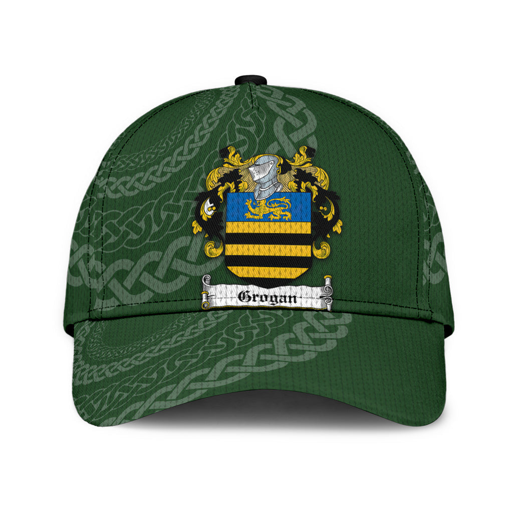 Clan Grogan Coat Of Arms - Irish Family Crest St Patrick's Day Classic CapXX25 Classic Cap - Grogan Coat Of Arms St Patrick's Day Classic Cap Irish Cap   