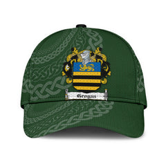 Clan Grogan Coat Of Arms - Irish Family Crest St Patrick's Day Classic CapXX25 Classic Cap - Grogan Coat Of Arms St Patrick's Day Classic Cap Irish Cap   